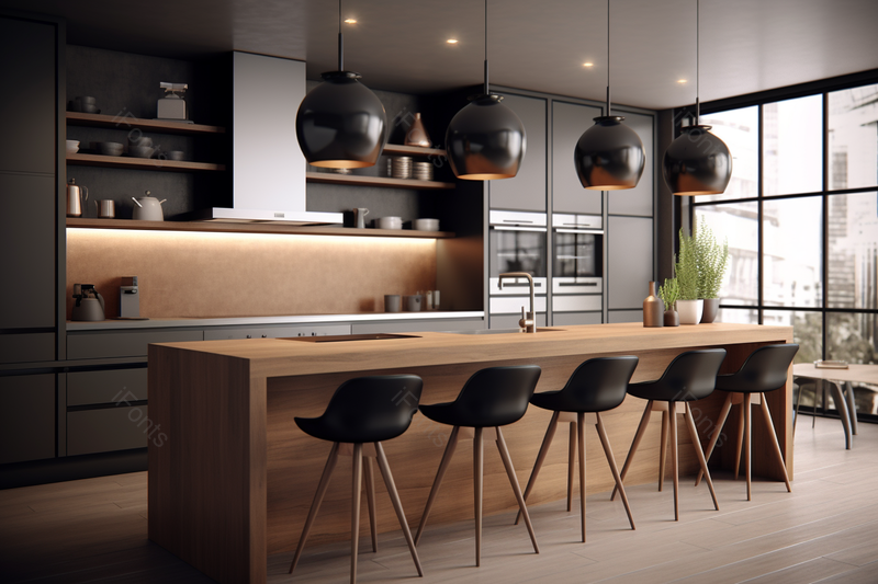 时尚现代厨房设计吧台酒吧室内设计,高清,摄影图,摄影图片,图片大全,摄影图免费下载